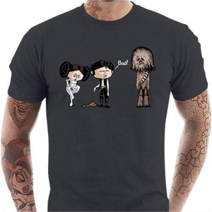 T-shirt geek homme - Bad - Couleur Gris Foncé - Taille S