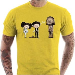 T-shirt geek homme - Bad - Couleur Jaune - Taille S