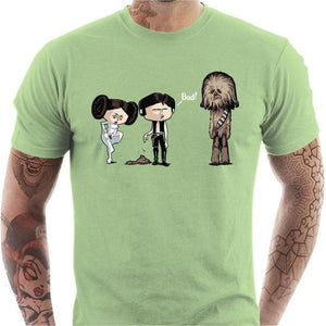 T-shirt geek homme - Bad - Couleur Tilleul - Taille S