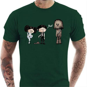 T-shirt geek homme - Bad - Couleur Vert Bouteille - Taille S