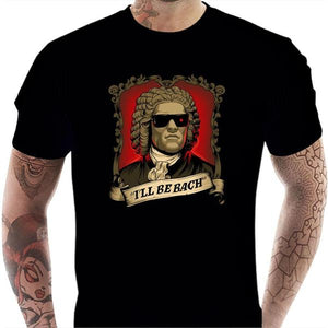 T-shirt geek homme - Be Bach Terminator - Couleur Noir - Taille S