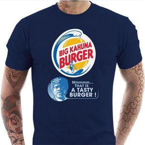 T-shirt geek homme - Big Kahuna Burger - Couleur Bleu Nuit - Taille S