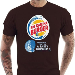 T-shirt geek homme - Big Kahuna Burger - Couleur Chocolat - Taille S