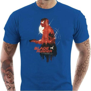 T-shirt geek homme - Blade Runner - Couleur Bleu Royal - Taille S