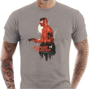 T-shirt geek homme - Blade Runner - Couleur Gris Clair - Taille S