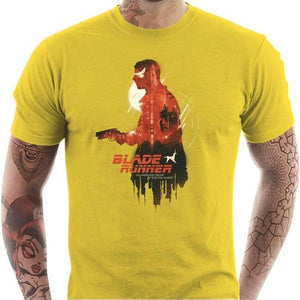 T-shirt geek homme - Blade Runner - Couleur Jaune - Taille S