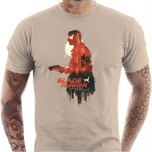 T-shirt geek homme - Blade Runner - Couleur Sable - Taille S