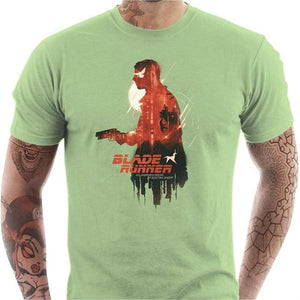T-shirt geek homme - Blade Runner - Couleur Tilleul - Taille S