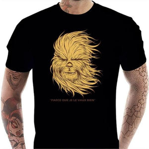 T-shirt geek homme - Chewboréal - Couleur Noir - Taille S