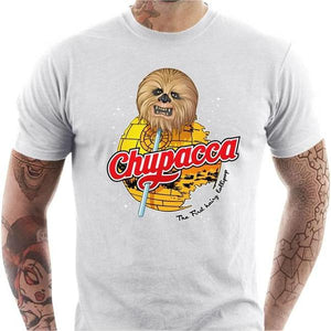 T-shirt geek homme - Chupacca - Couleur Blanc - Taille S