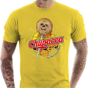 T-shirt geek homme - Chupacca - Couleur Jaune - Taille S