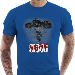 T-shirt geek homme - Cloud X Akira - Couleur Bleu Royal - Taille S
