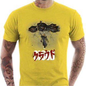 T-shirt geek homme - Cloud X Akira - Couleur Jaune - Taille S
