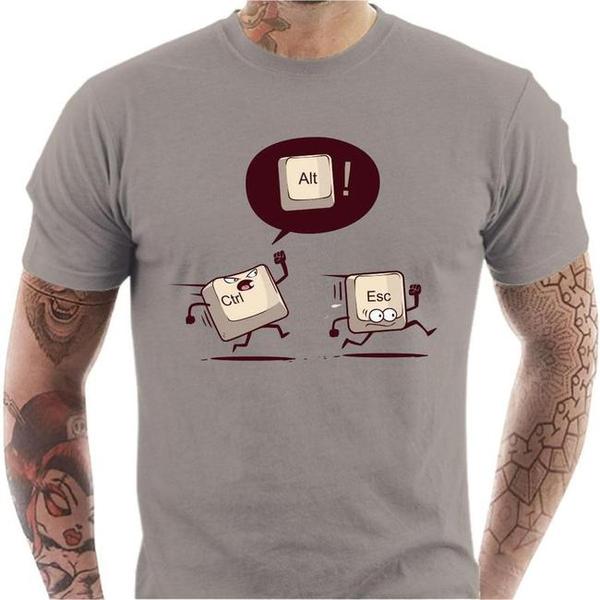 T-shirt geek homme - Ctrl and Escape