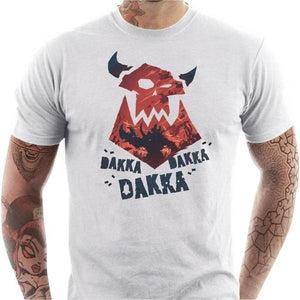 T-shirt geek homme - Dakka ! - Couleur Blanc - Taille S