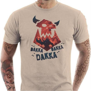 T-shirt geek homme - Dakka ! - Couleur Sable - Taille S