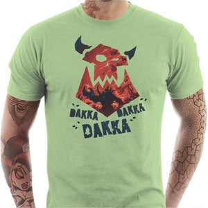 T-shirt geek homme - Dakka ! - Couleur Tilleul - Taille S