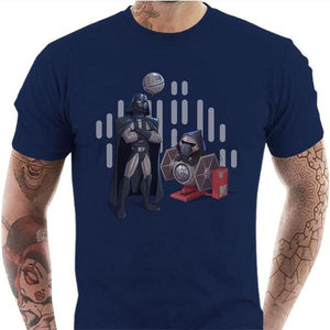 T-shirt geek homme - Dark Grandpa - Couleur Bleu Nuit - Taille S