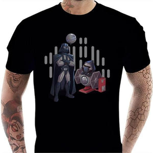 T-shirt geek homme - Dark Grandpa - Couleur Noir - Taille S