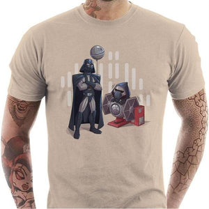 T-shirt geek homme - Dark Grandpa - Couleur Sable - Taille S