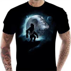 T-shirt geek homme - Dark Moon Chewie - Couleur Noir - Taille S