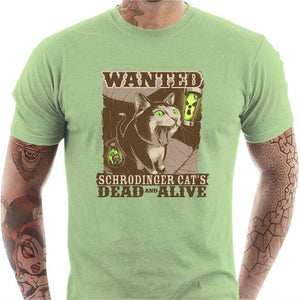 T-shirt geek homme - Dead and Alive - Couleur Tilleul - Taille S