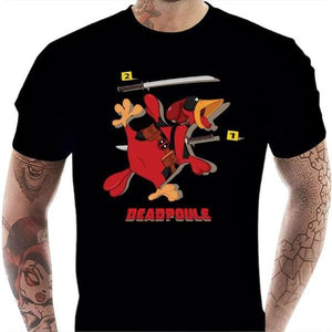 T-shirt geek homme - Deadpoule - Couleur Noir - Taille S