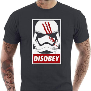 T-shirt geek homme - Disobey - Couleur Gris Foncé - Taille S