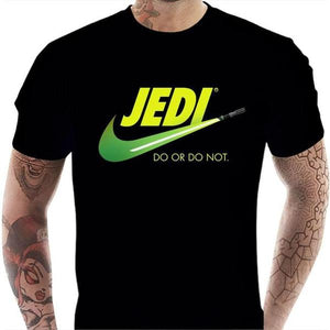 T-shirt geek homme - Do or do not - Couleur Noir - Taille S