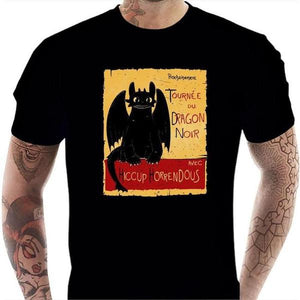 T-shirt geek homme - Dragons Krokmou - Couleur Noir - Taille S