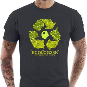 T-shirt geek homme - Ecolog33k - Couleur Gris Foncé - Taille S