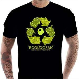 T-shirt geek homme - Ecolog33k - Couleur Noir - Taille S