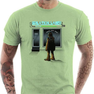 T-shirt geek homme - Epilation Laser - Couleur Tilleul - Taille S