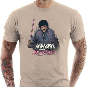 T-shirt geek homme - Force Fiction - Couleur Sable - Taille S