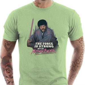 T-shirt geek homme - Force Fiction - Couleur Tilleul - Taille S