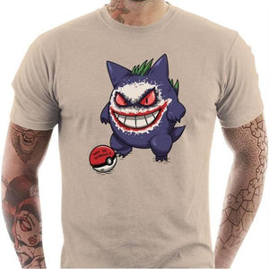 T-shirt geek homme - Gengar - Couleur Sable - Taille S