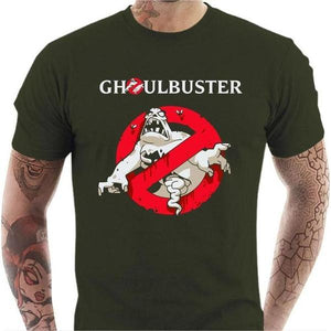 T-shirt geek homme - Ghoulbuster - Couleur Army - Taille S