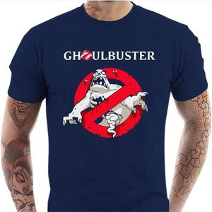 T-shirt geek homme - Ghoulbuster - Couleur Bleu Nuit - Taille S