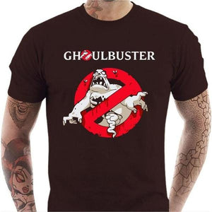 T-shirt geek homme - Ghoulbuster - Couleur Chocolat - Taille S