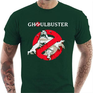 T-shirt geek homme - Ghoulbuster - Couleur Vert Bouteille - Taille S