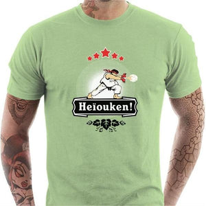 T-shirt geek homme - Heiouken ! - Couleur Tilleul - Taille S