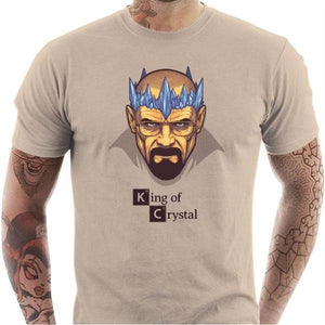 T-shirt geek homme - Heisenberg King - Couleur Sable - Taille S