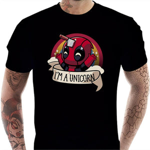 T-shirt geek homme - I am unicorn - Couleur Noir - Taille S