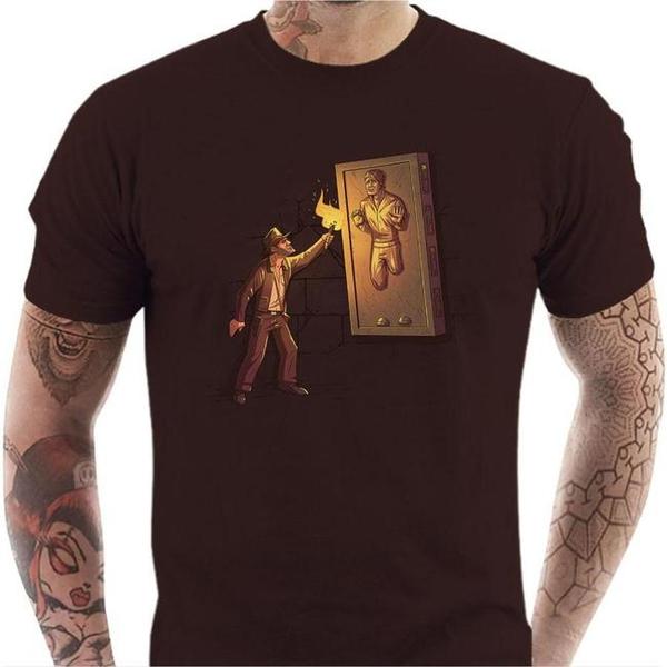 T-shirt geek homme - Indiana Carbonite