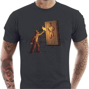 T-shirt geek homme - Indiana Carbonite - Couleur Gris Foncé - Taille S