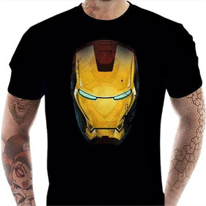 T-shirt geek homme - Iron Man - Couleur Noir - Taille S
