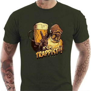 T-shirt geek homme - It's a Trappist - Ackbar - Couleur Army - Taille S