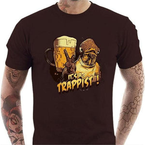 T-shirt geek homme - It's a Trappist - Ackbar - Couleur Chocolat - Taille S