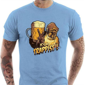 T-shirt geek homme - It's a Trappist - Ackbar - Couleur Ciel - Taille S