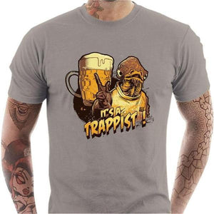 T-shirt geek homme - It's a Trappist - Ackbar - Couleur Gris Clair - Taille S